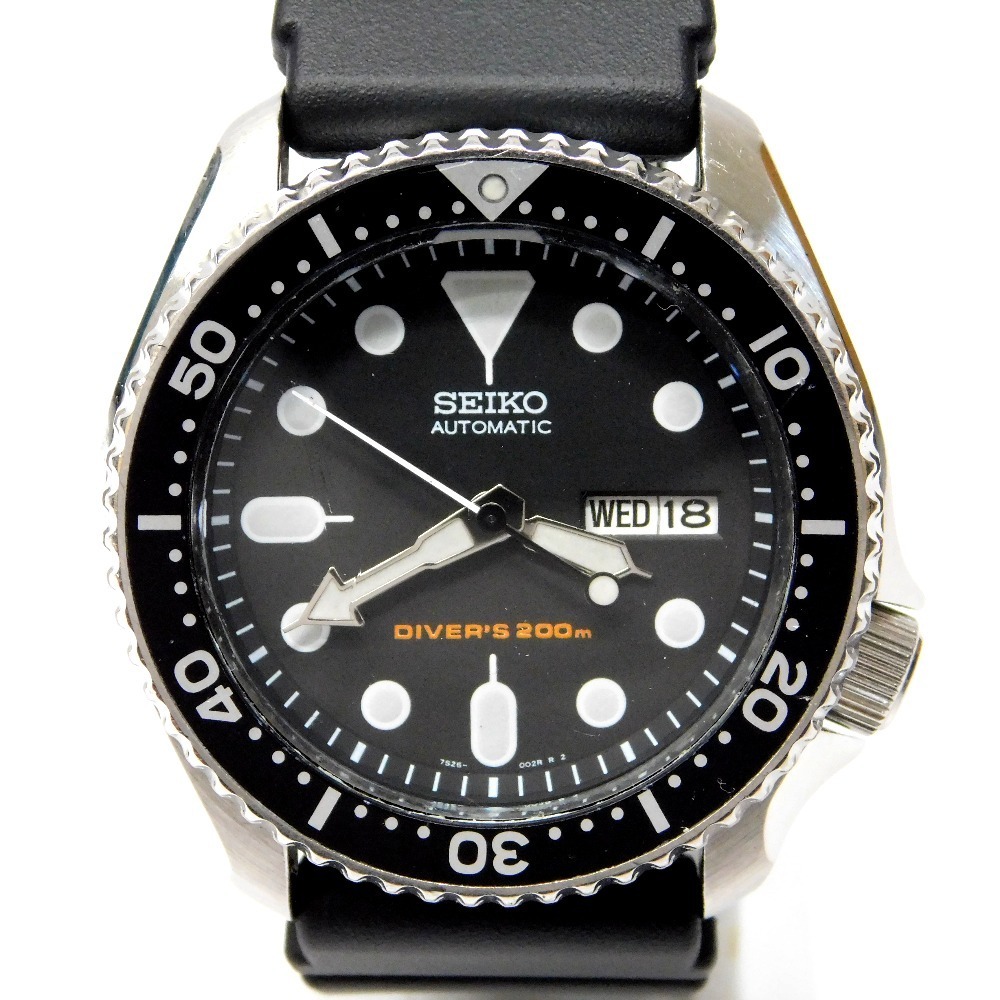 gammelklog Himlen ortodoks Hn584711 腕時計 ダイバーズ ブラックボーイ SKX007 7S26-0020 黒文字盤 自動巻き 未使用ラバーベルト |  www.yourpoll.co.uk