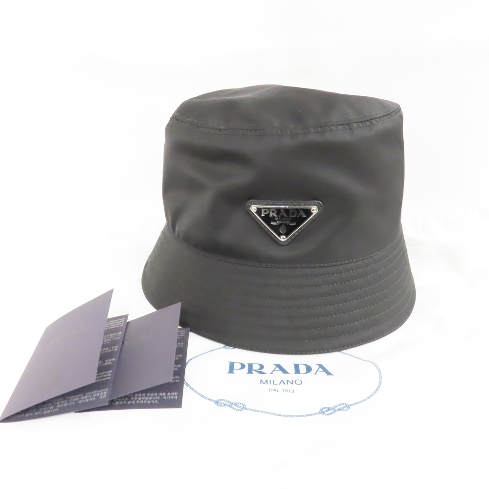 美品 PRADA プラダ バケットハット