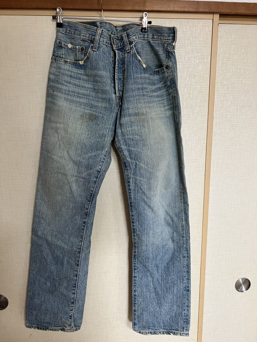 ラッピング不可】 h356/LEVIS607ビッグEヴィンテージ超激レア 色落ち