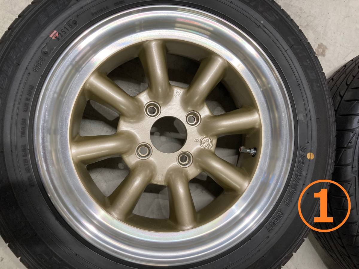 新品即決 【スピードスター】ワタナベ 8スポーク 6.5J14インチ