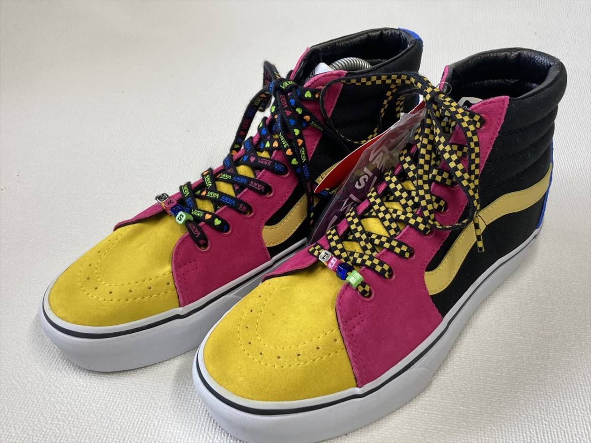 可愛いクリスマスツリーやギフトが! Hi SK-8 VANS 激レア!! スエード アメリカ企画限定!! バンズ ハイトップ (26cm) US8 厚底仕様 黄xピンクx黒x青 26.0cm 可愛いクリスマスツリーやギフトが! Hi SK-8 VANS 激レア!! スエード アメリカ企画限定!! バンズ ハイトップ (26cm) US8 厚底仕様 黄xピンクx黒x青 26.0cm