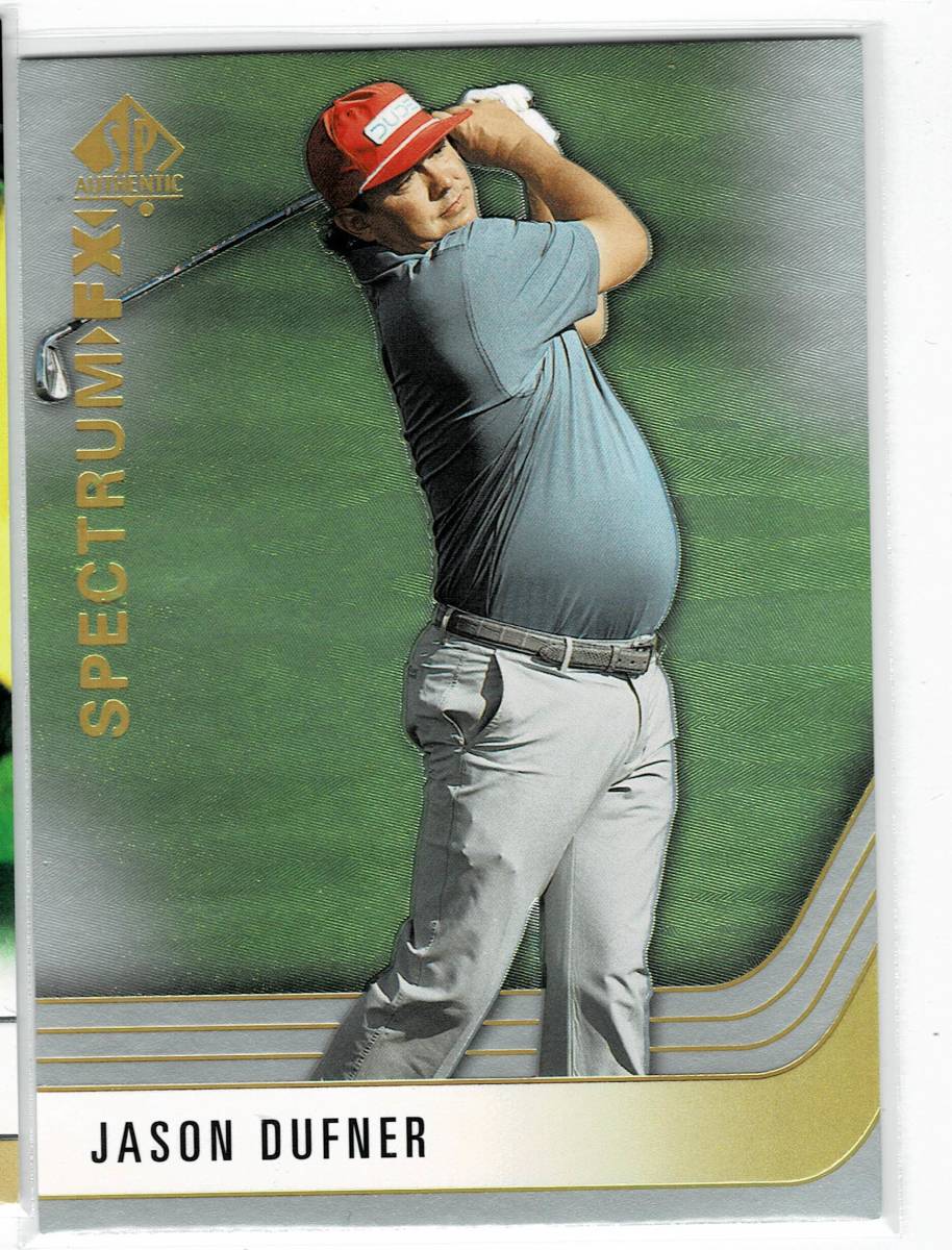 2021 UD SP Authentic Golf Jason Dufner Spectrum FX_画像1