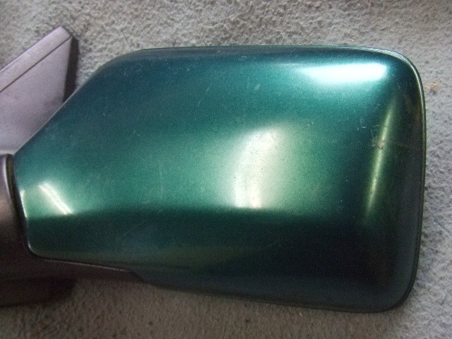 VW Volkswagen original Golf 3 1HADZ left side door mirror passenger's seat side green Golf ⅲ GOLF3