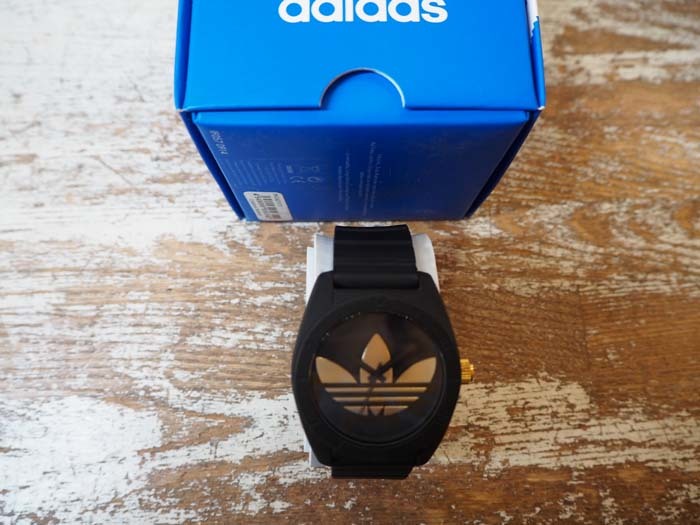 ◆ adidas  adidas originals  наручные часы  ... SANTIAGO ADH2912  черный   черный   золотой ◆②
