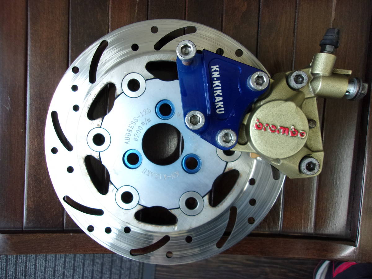 最安値に挑戦! アドレスV125G NCY 200mm ビッグローター キャリパー