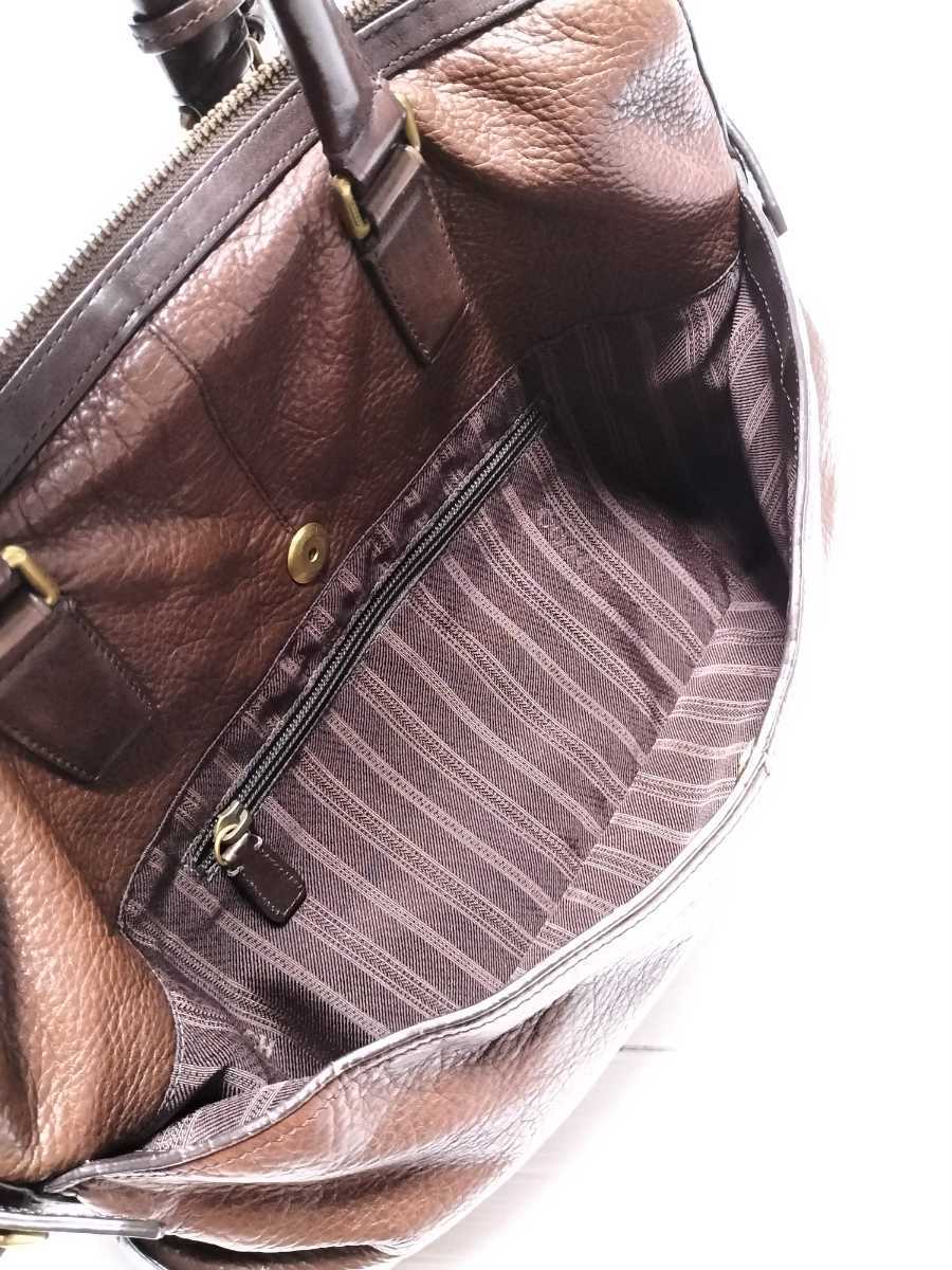 即決*【イタリア製チェルボレザー(シボ革)使用☆】美品 COACH 2way