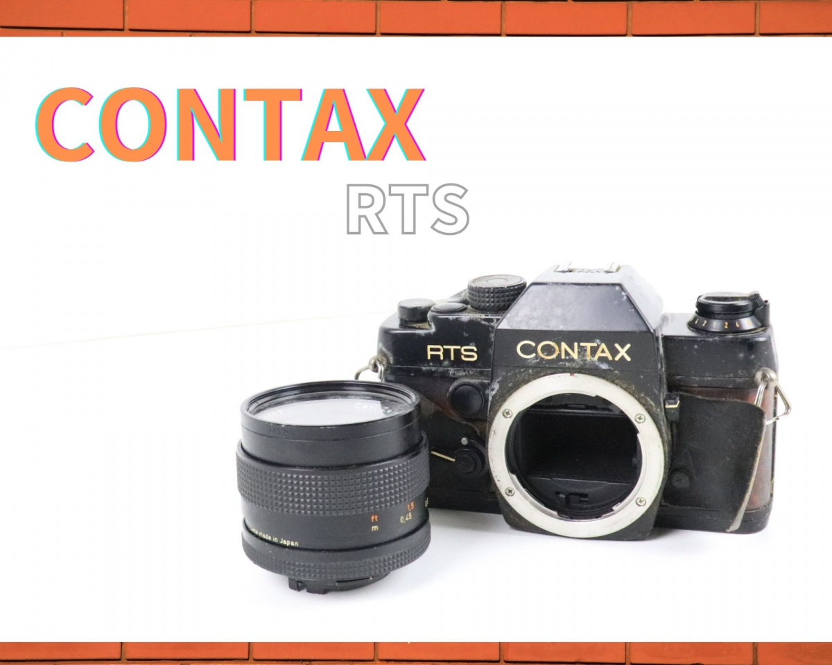 CONTAX RTS コンタックス 一眼レフフィルムカメラ マニュアルフォーカス 説明書付 TTL開放測光方式 Carl Zeiss 1,4/50 55mm 写真 005JBKV86