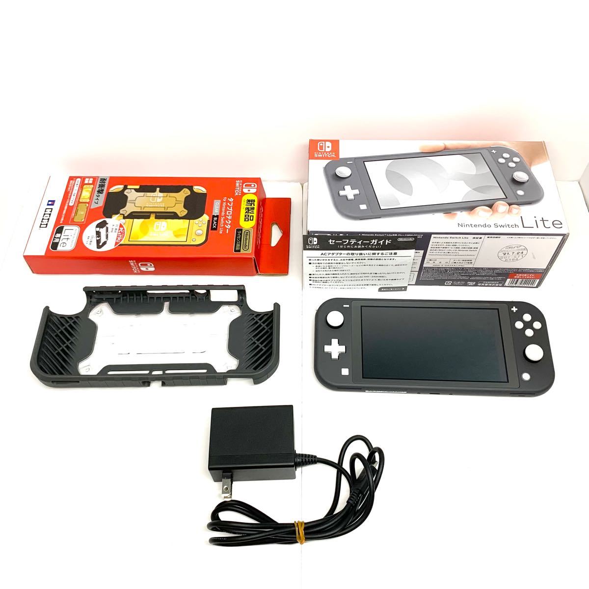 動作確認済み Nintendo Switch Lite スイッチライト クレー 耐衝撃