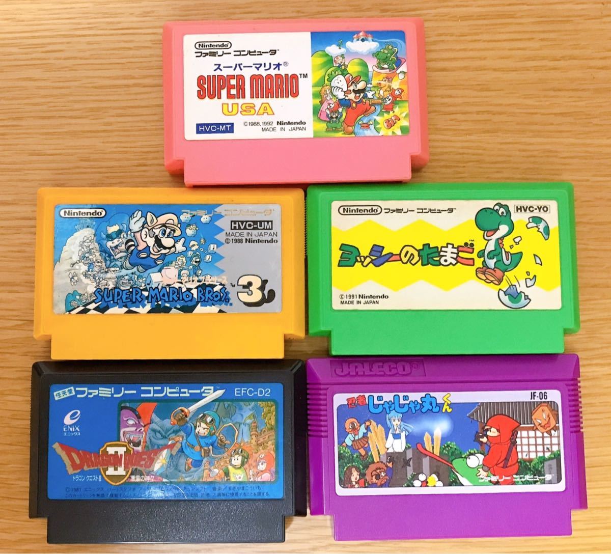 ファミコンカセット 5本セット