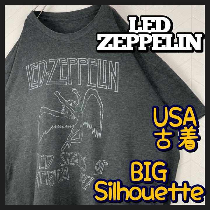 希少 レッドツェッペリン Tシャツ バンT ツアー ロック 天使 ロゴ ゆる