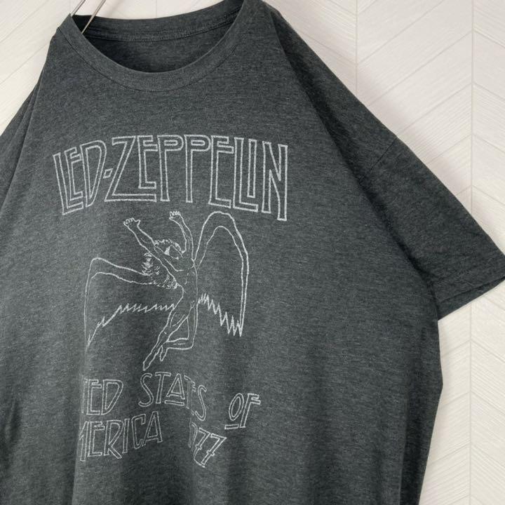 希少 レッドツェッペリン Tシャツ バンT ツアー ロック 天使 ロゴ ゆる