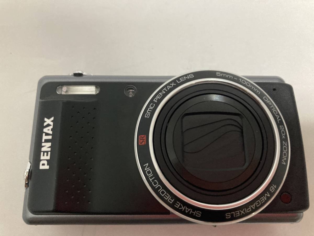 【完動美品】人気！ PENTAX ペンタックス OPTIO VS20 ノーブルブラック_画像2