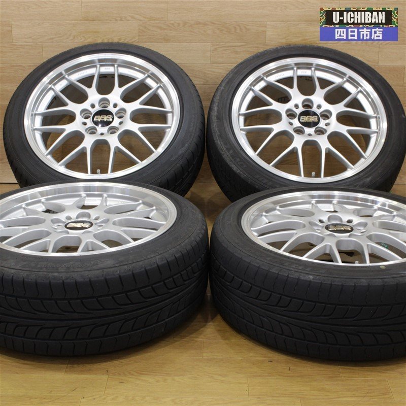 鍛造 BBS RG-R RG738 18インチ×7.5 +45 RG739 8.5 +49 5H 114.3 ファイアストン ワイドオーバル 225/45R18 クラウン プリウスα等に ◎006_画像3