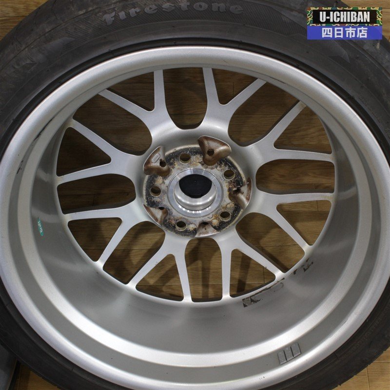 鍛造 BBS RG-R RG738 18インチ×7.5 +45 RG739 8.5 +49 5H 114.3 ファイアストン ワイドオーバル 225/45R18 クラウン プリウスα等に ◎006_画像7