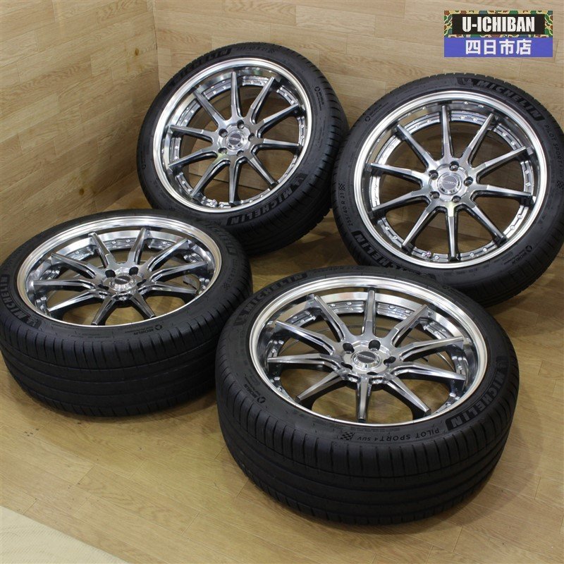 良品 weds マーベリック 1410S 21インチ×9.0 +35(SLO) 5H 114.3 ミシュラン パイロットスポーツ 4 SUV 255/40R21 ◎006_画像3