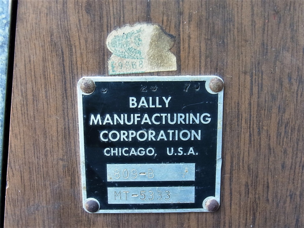 ##[ prompt decision ]BALLY Bally Vintage slot machine Bally USA Chicago made electrification verification OK.USED goods! 809-B MT-5333