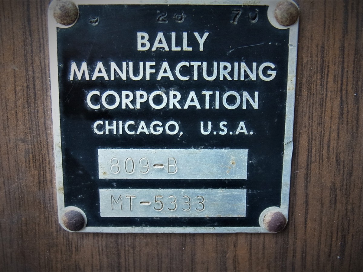 ##[ prompt decision ]BALLY Bally Vintage slot machine Bally USA Chicago made electrification verification OK.USED goods! 809-B MT-5333