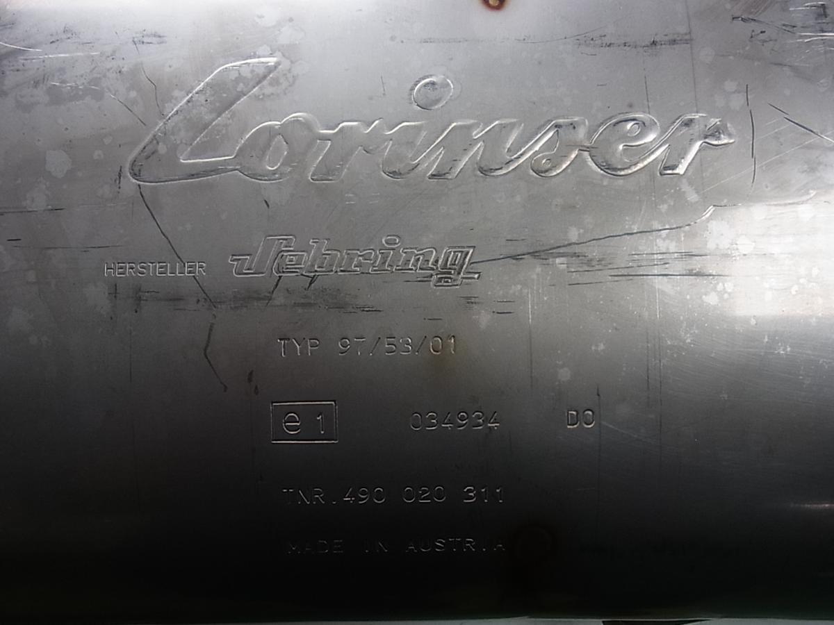 ## Lorinser -Lorinser Benz for muffler C Class (W202) 490 0203 11 (490020311) rare goods!