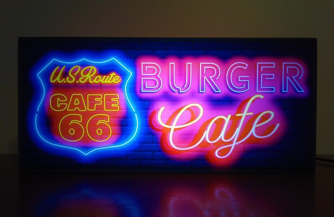 あす楽対応】 看板 サイン バー カフェ ハンバーガーコーヒー ドライブ