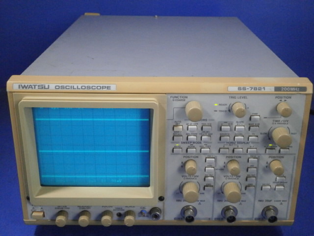 IWATSU SS-7821 OSCILLOSCOPE 200MHz_画像1