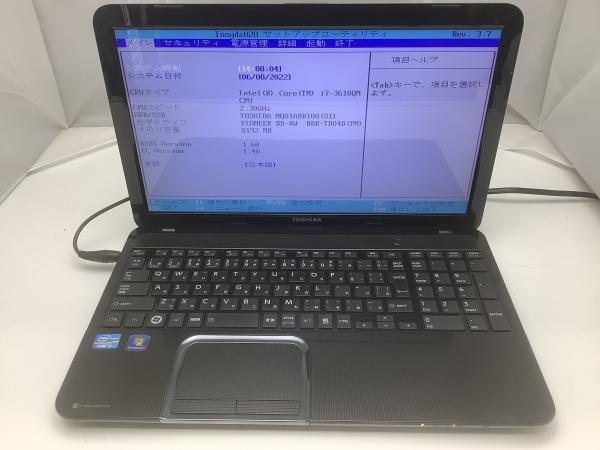 ジャンク!TOSHIBA T552/58FBM○Core i7 3610QM 2.3G 8G 1T