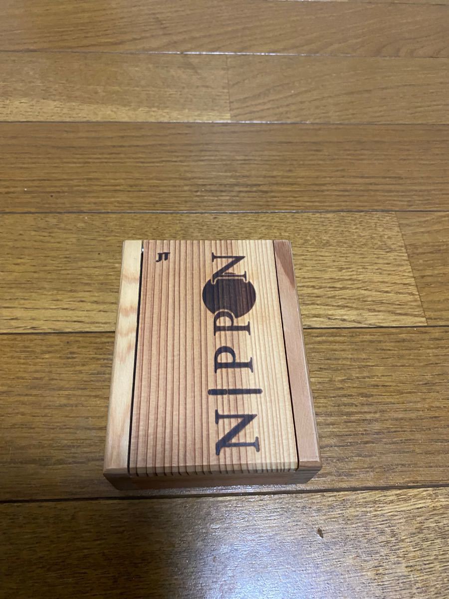 JT懸賞当選品HOPE ×ZIPPO限定品 非売品NIPPON専用木箱付きホープ
