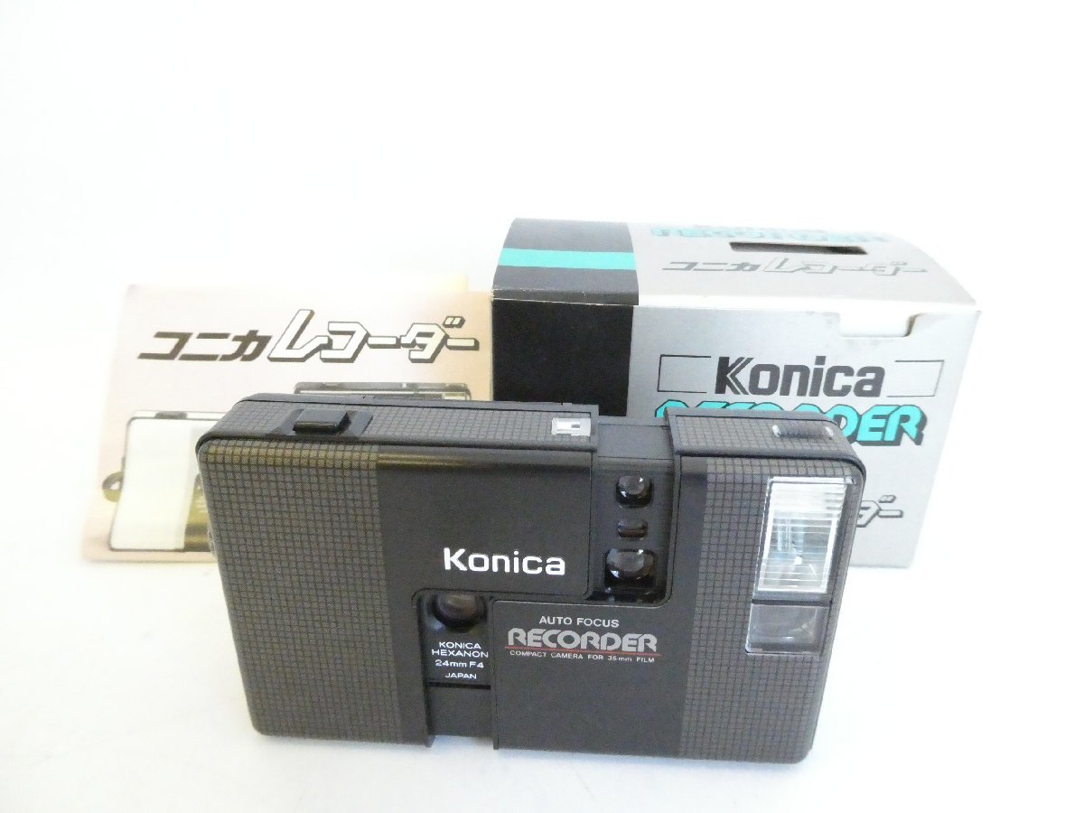 KONICA コニカ コンパクト フィルム カメラ RECORDER レコーダー
