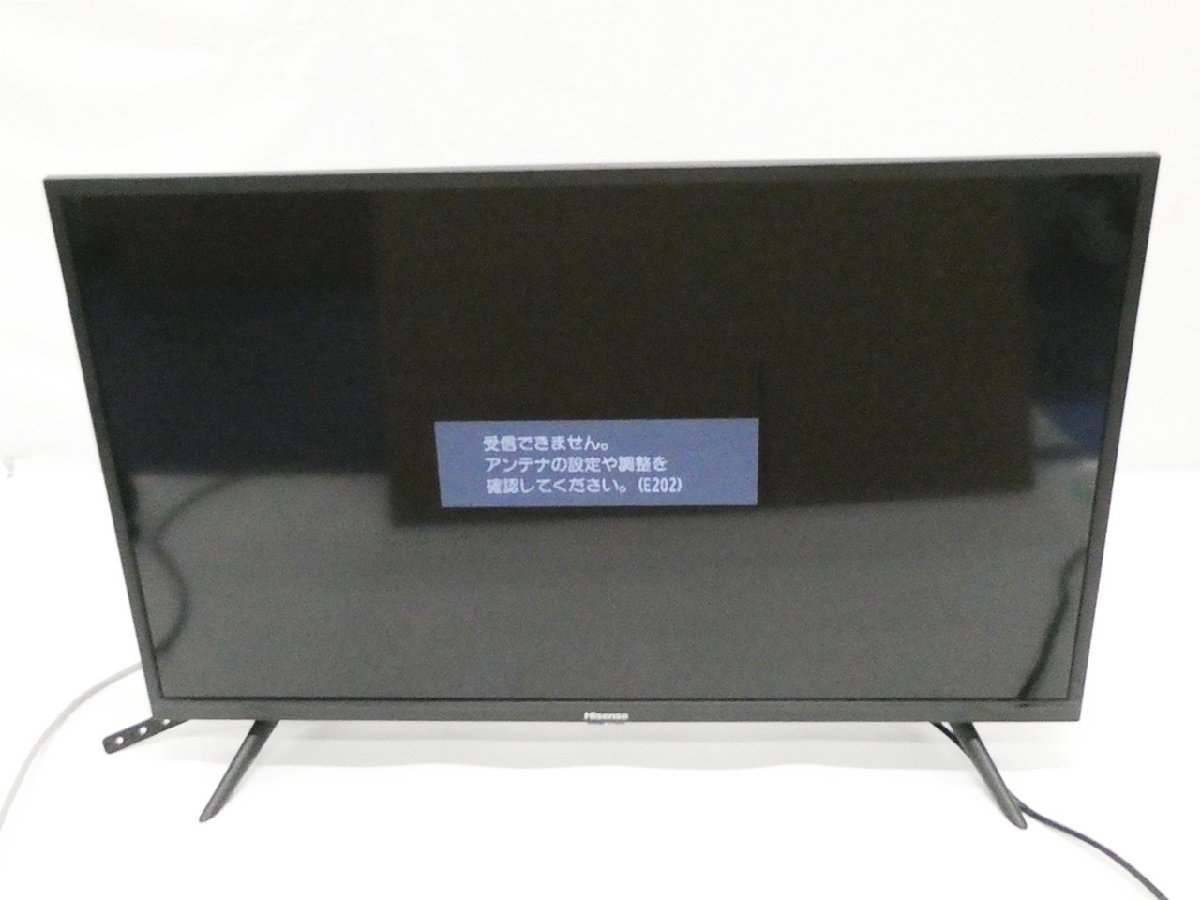 01 07-500378-27 [S] Hisense ハイセンス 液晶テレビ 32H30E 2019年製 家電 札07_画像1