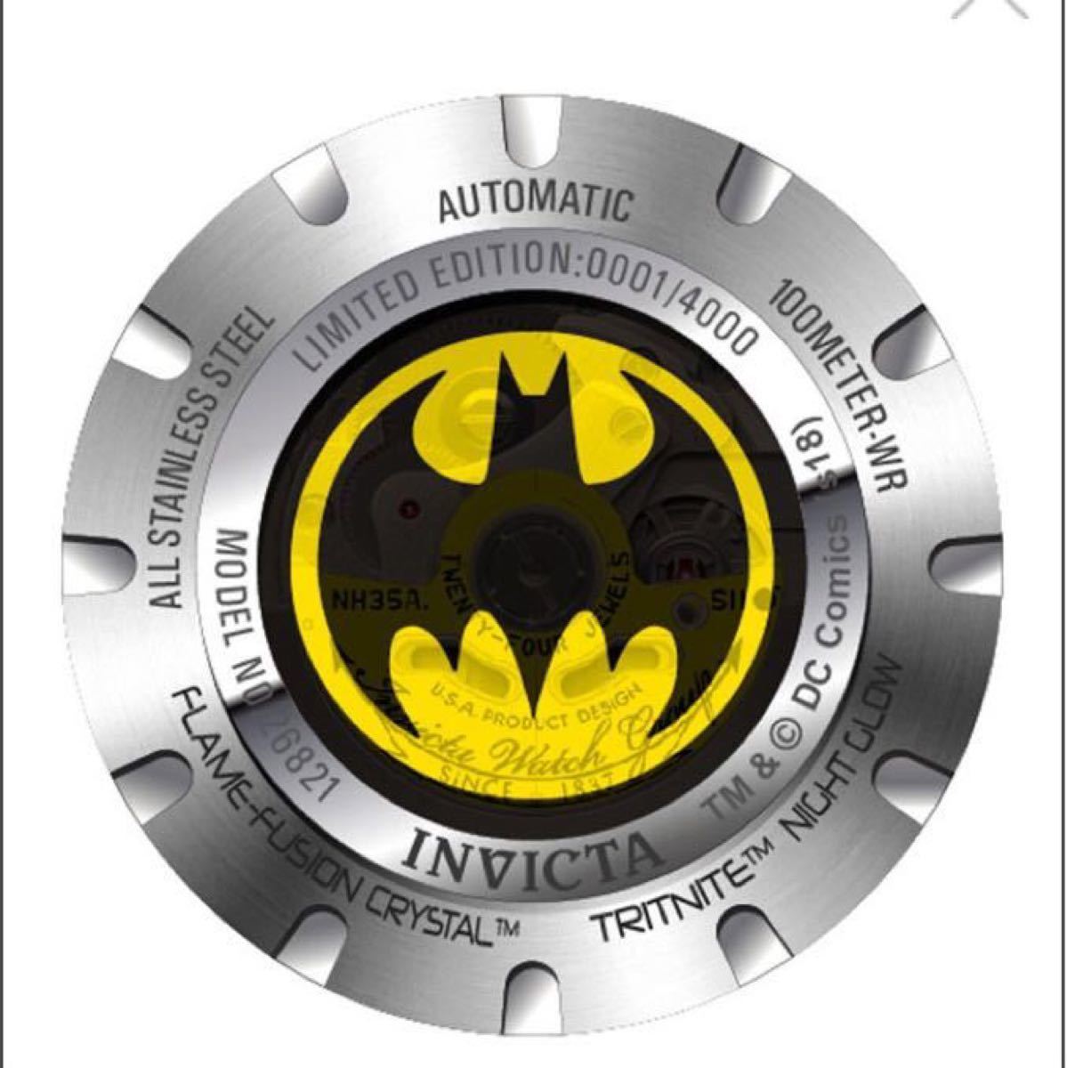 売り切り! INVICTA インビクタ バットマン 自動巻 ゴールド 限定品 未