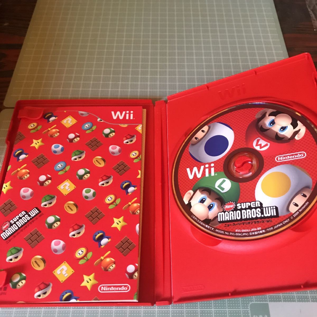 スーパーマリオギャラクシー1、2とペーパーマリオとマリオブラザーズWiiのセット Wiiソフト