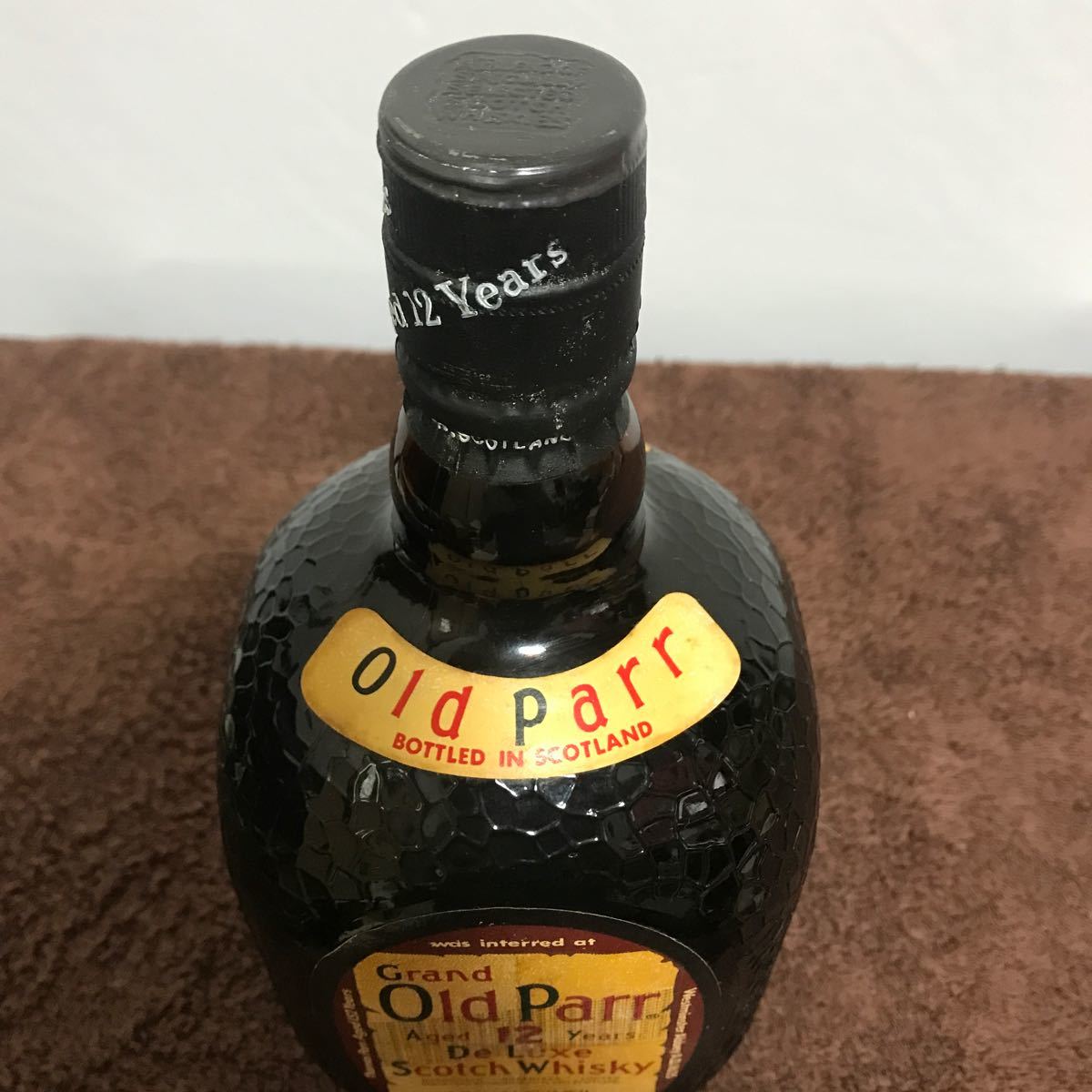 grand old parr 12 years scotch whisky オールドパー デラックス 特級 古酒 未開栓