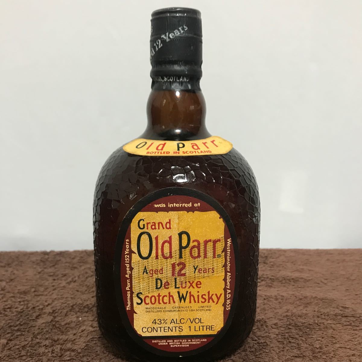 grand old parr 12 years scotch whisky オールドパー デラックス 特級 古酒 未開栓