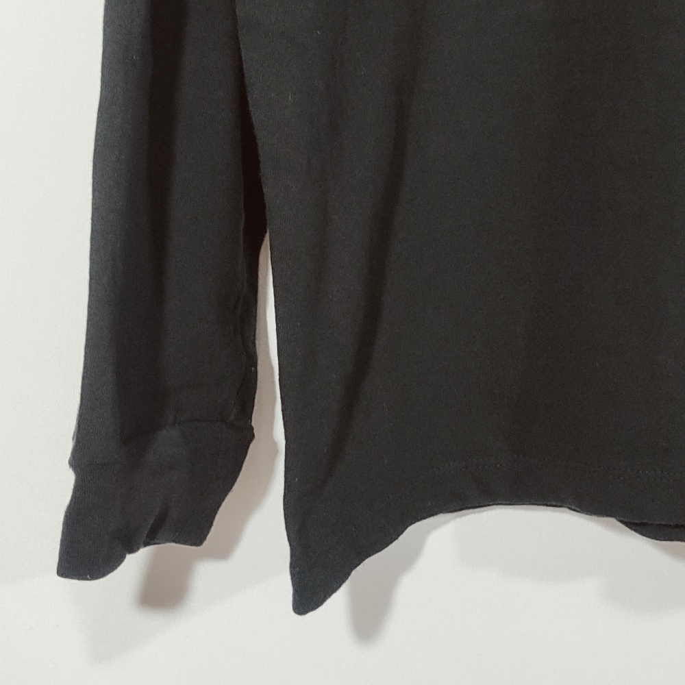  Hare HARE T-shirt long T cut and sewn Logo britain character oversize long sleeve S black black men's /CC