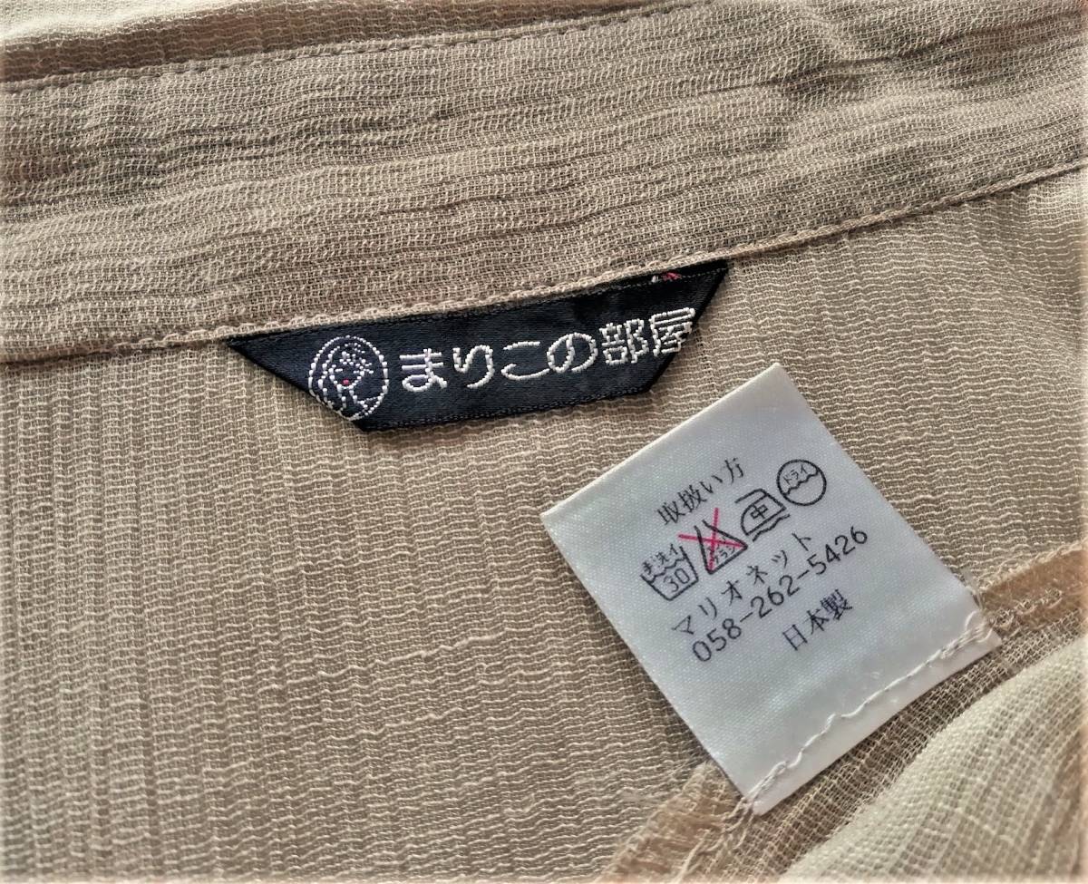 ★極美品　ゆるやかラインの羽織シフォンブラウス　日本製