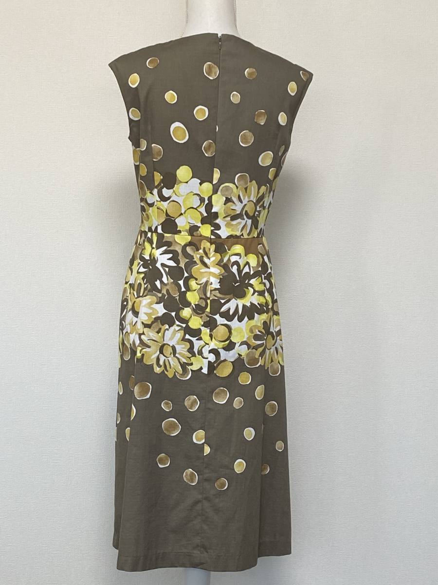 新品・83 600円 ハナエモリ HANAE MORI/フラワープリントワンピース