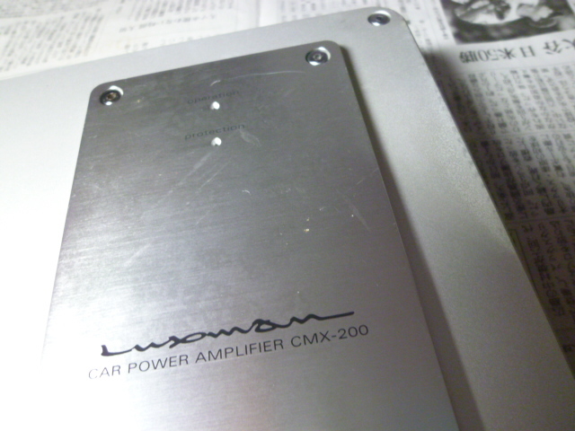 MADE IN JAPAN adult . sound color!! manual attaching in-vehicle operation verification settled 1 week guarantee have LUXMAN Luxman D Class high-end digital power amplifier 2ch CMX-200