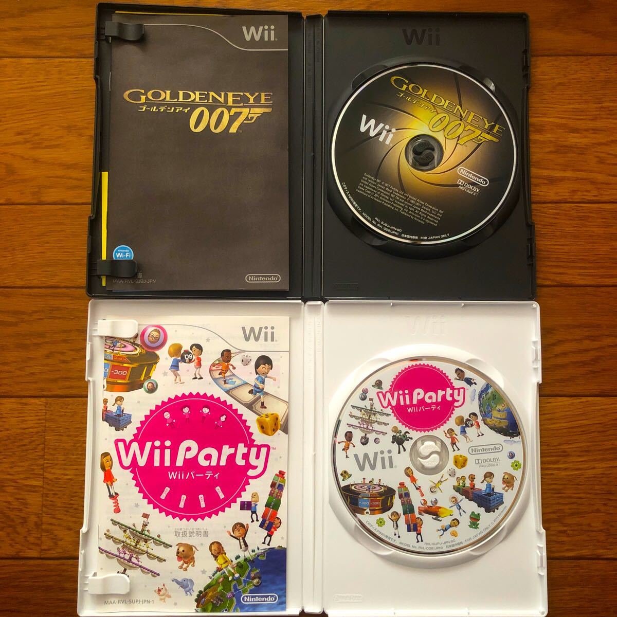 【Wii】 ゴールデンアイ 007 Wii Party セット 動作確認済