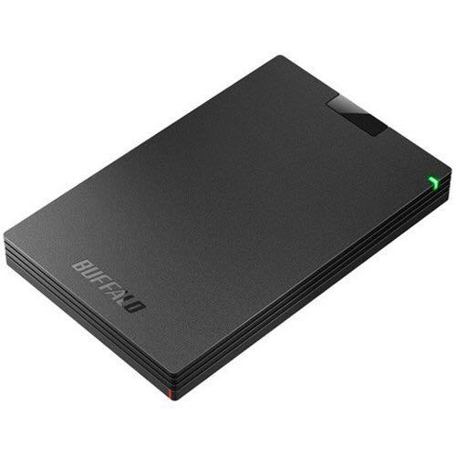 バッファロー BUFFALO HD-PCG1.0U3-BBA [ミニステーション USB3.1（Gen1）/USB3.0 ポータブルHDD 1TB ブラック]　未使用品　《送料無料》
