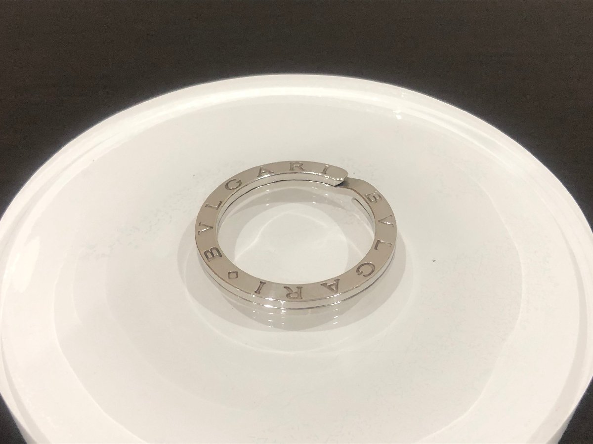 ■ ブルガリ BVLGARI ■ ブルガリ・ブルガリ キーリング ■ 925 スターリングシルバー 直径3,2cm ■ イタリア製 K