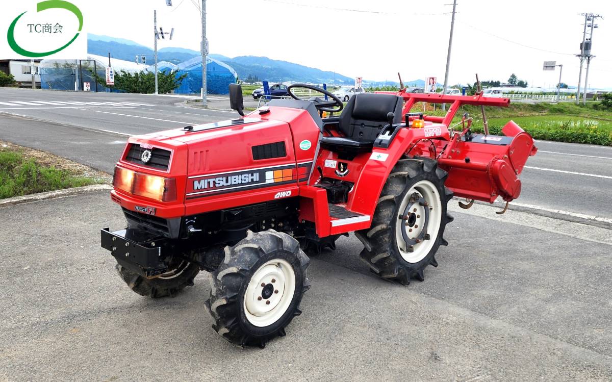 三菱 トラクター MT17D 4WD アワー時計603H 17馬力 農機具 農作業 小型トラクター [No.239]