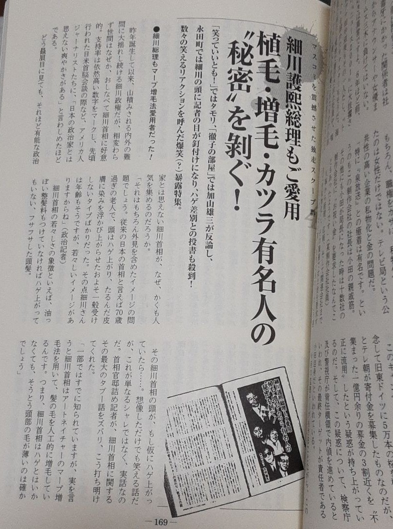 噂の真相 20年史　　当時物