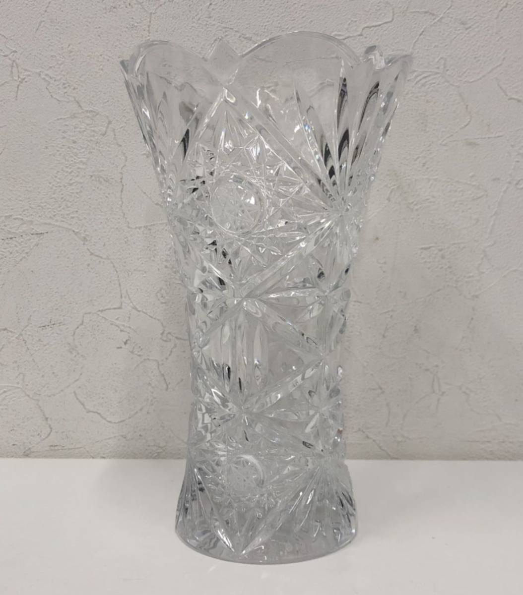 BOHEMIA GLASS ボヘミア ガラス クリスタル 花瓶 ガラス | kornmed.pl