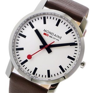 【新品 本物】モンディーン MONDAINE クオーツ メンズ 腕時計 A638.30350.11SBG ホワイト ホワイト