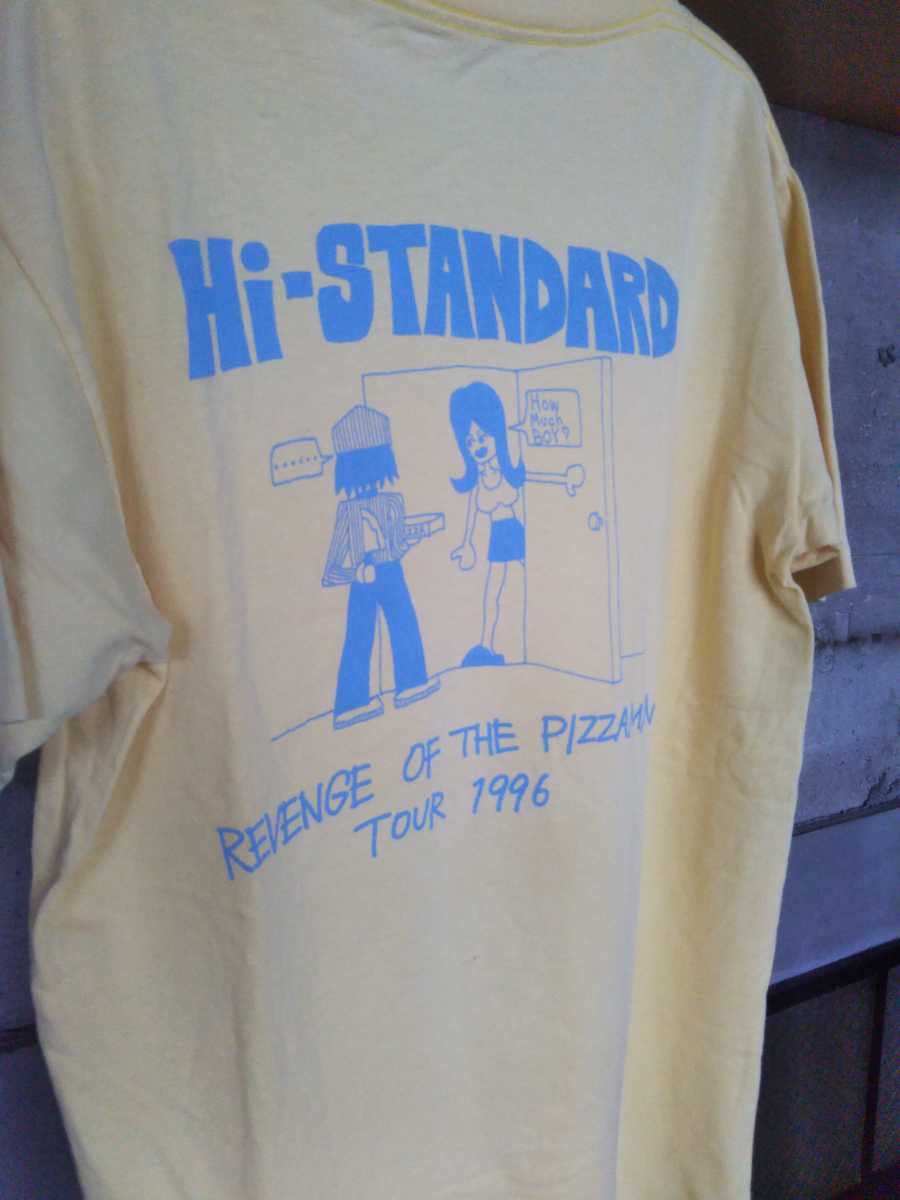 美品! 最初期! Hi-STANDARD 96年ツアーTシャツ ハイスタンダード