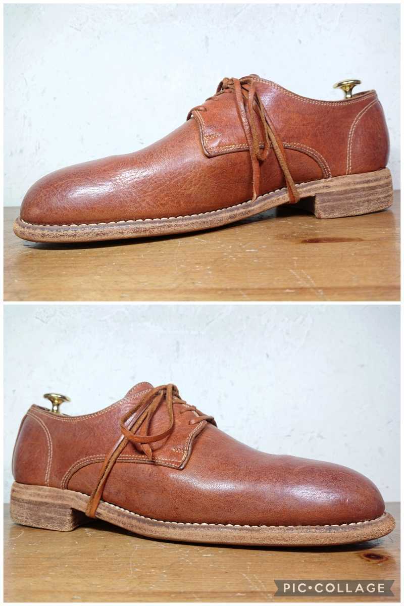 数回履き程度/極美品】ITALY製 Guidi/グイディ 992X ホースレザー