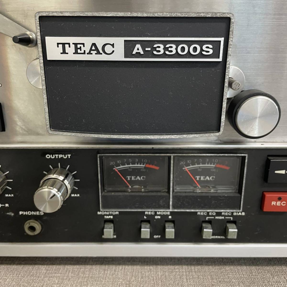 D1)TEAC A-3300S オープンリールデッキ 通電OK ジャンク (1) | www