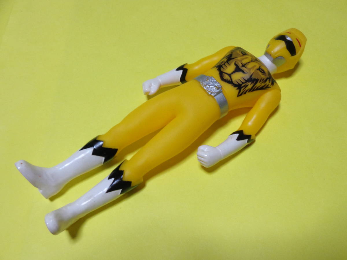 動(dòng)物戦隊(duì)ジュウオウジャー/戦隊(duì) ヒーローソフビ/ジュウオウライオン　　イエロー