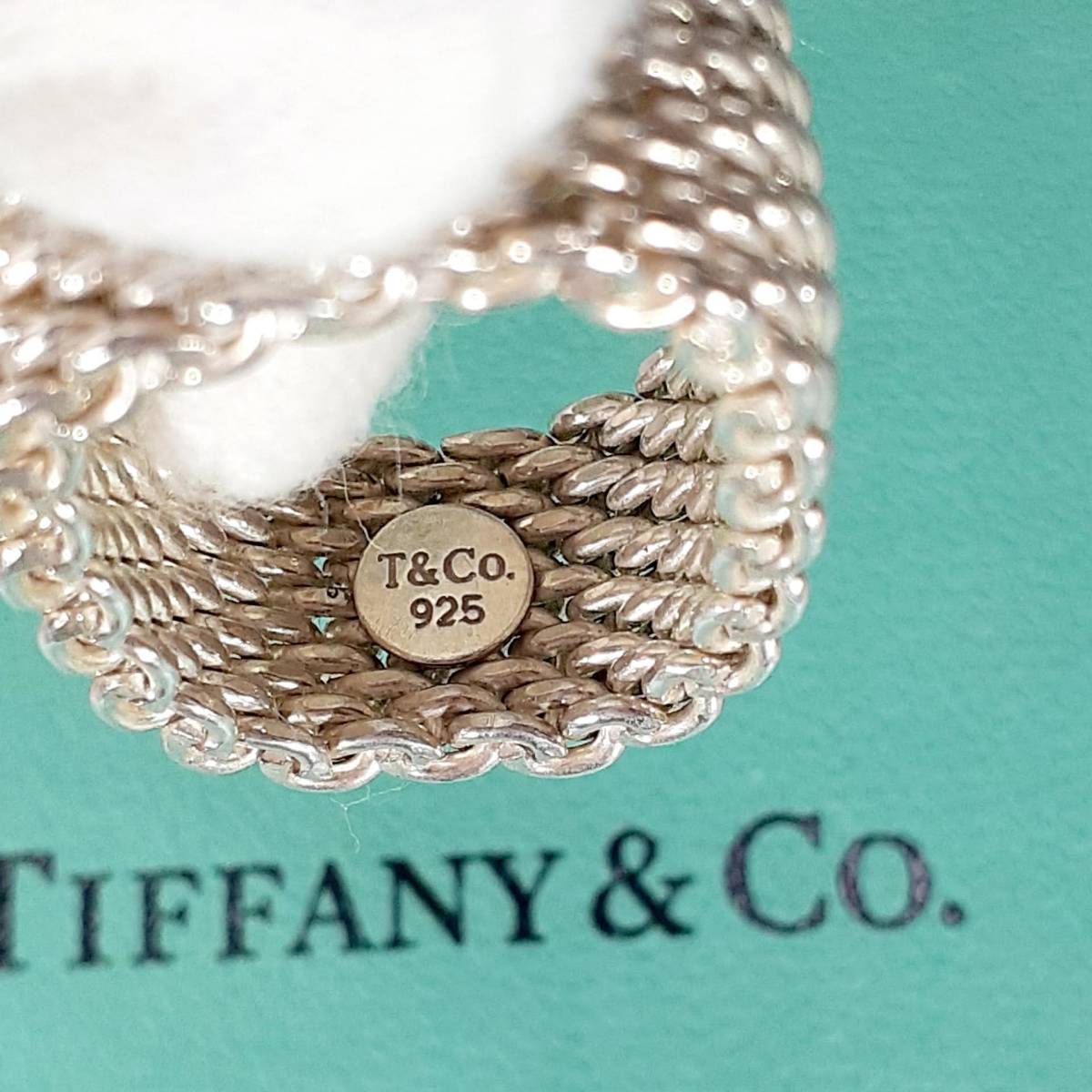 1円～】【美品】Tiffany&Co. ティファニー リング シルバー サマセット