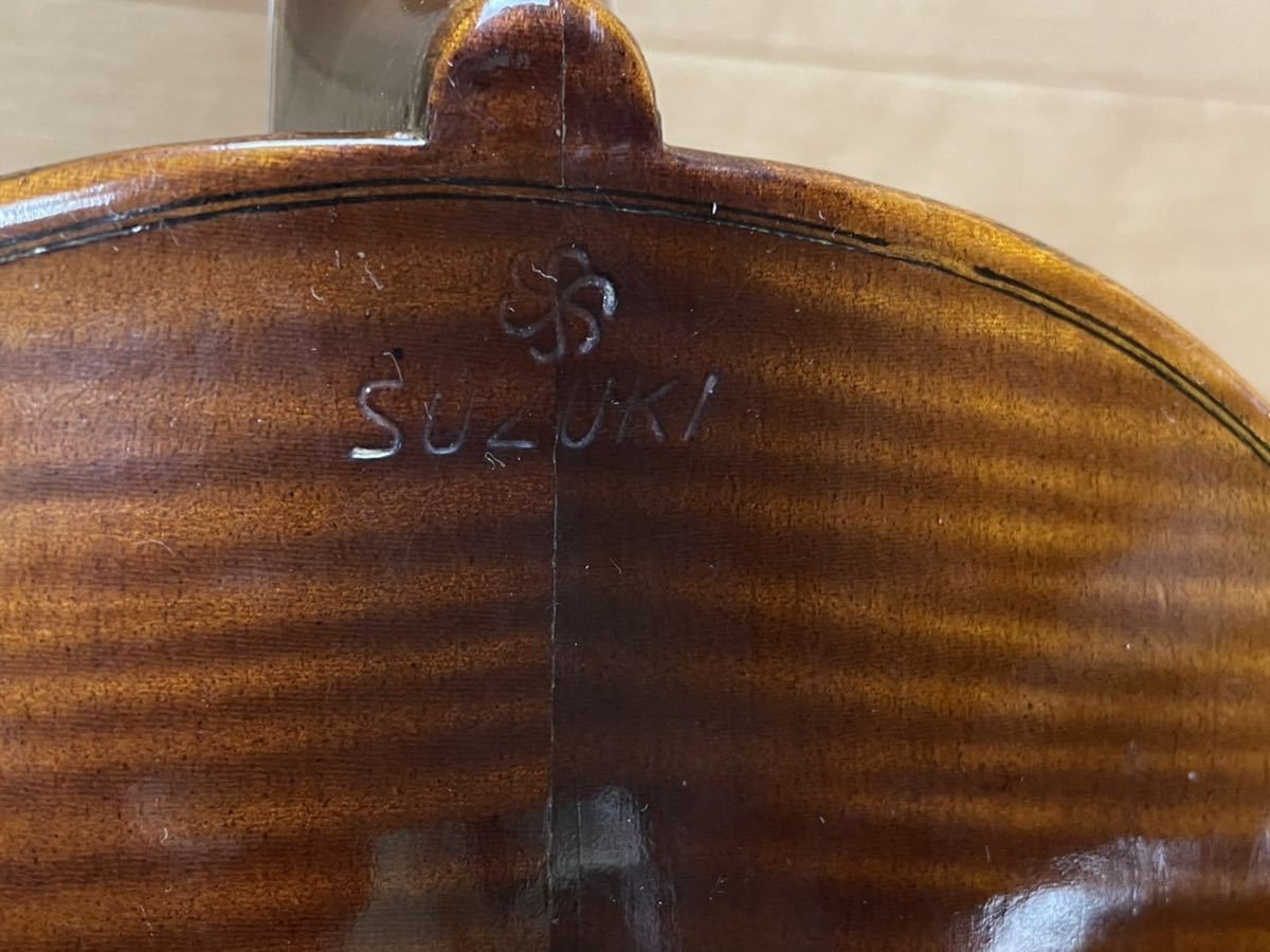 SUZUKI スズキ VIOLIN バイオリン NO.17 NAGOYA 1956 4/4 ハードケース付き C3_画像10