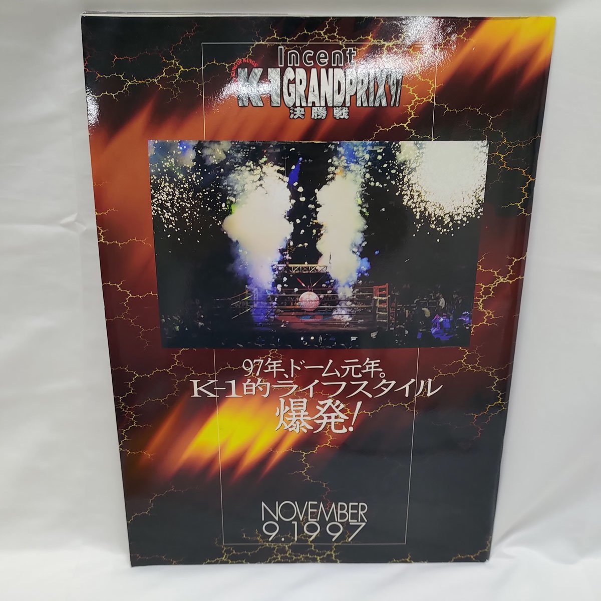 【中古】K-1 1997 決勝 Incent パンフレット 半券/ステッカー 格闘技_画像6